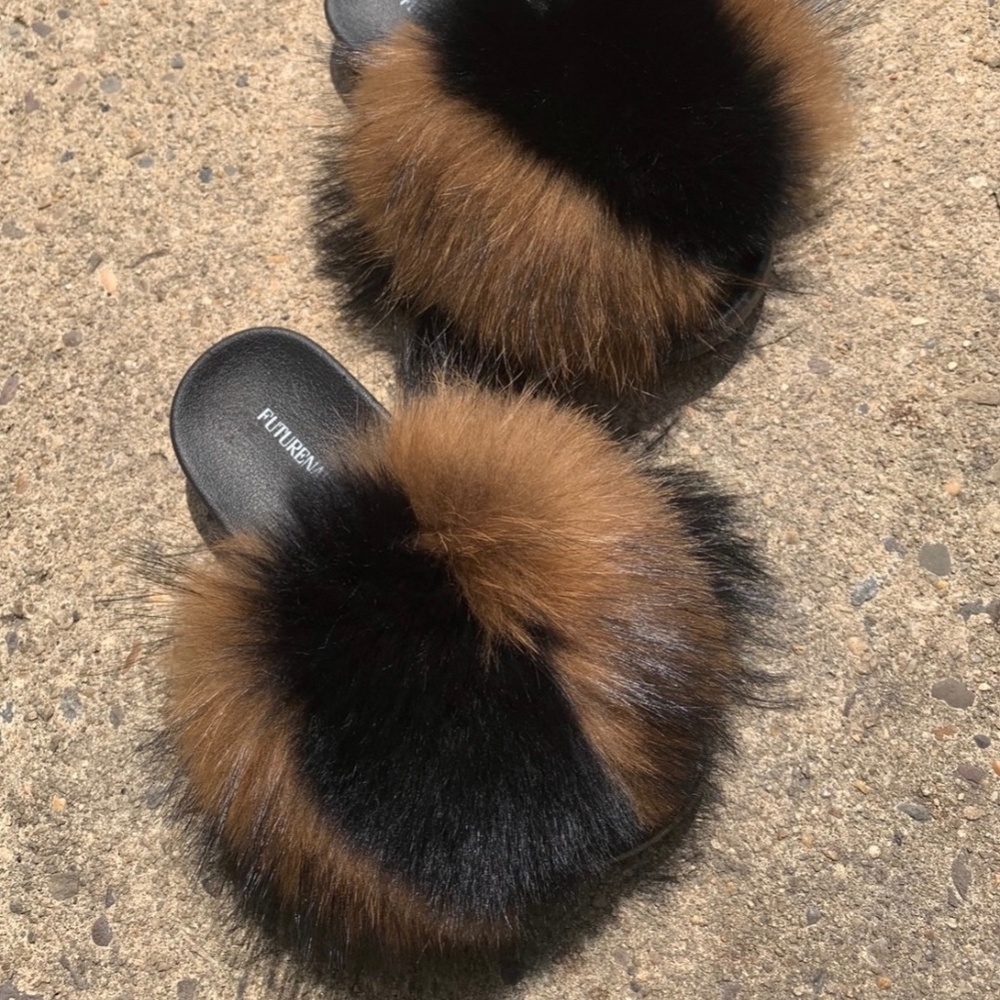 Lambo Real Fur Slides sizes 9.5,10,